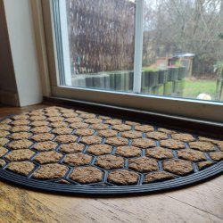 Bikube Drmtte i gummi og kokos vellegnet til alt vejr - 45 x 75 cm - Fs i flere former