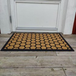 Bikube Drmtte i gummi og kokos vellegnet til alt vejr - 45 x 75 cm - Fs i flere former