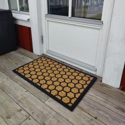 Bikube Drmtte i gummi og kokos vellegnet til alt vejr - 45 x 75 cm - Fs i flere former