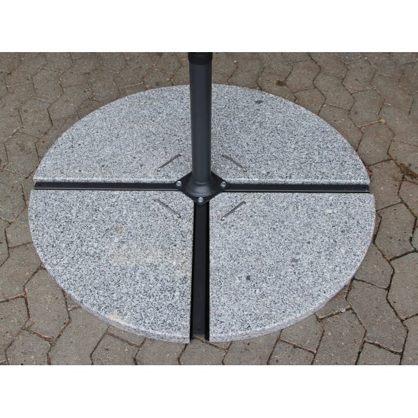by Procent Ooze Granit sten til hængeparasol - sæt á 4 stk - Til hængeparasoller -  Havemøbelhuset