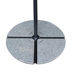Granitsten fr hngparasoll - set med 4 st