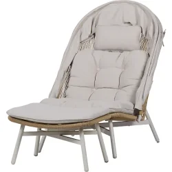 Bille Lounge Stol - Komfort og Elegance til Dit Udendrs- eller Indendrsmilj