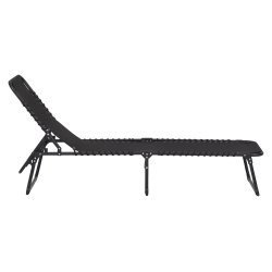 Let foldbar UV-beskyttet "camping" solseng i polyester og galvaniseret metal - model: Rose