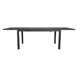 Vedligeholdelsesfrit havest 8 stole, og bord med udtrk - Sort