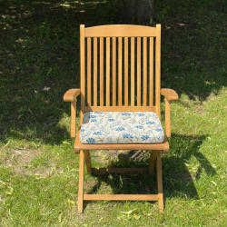 S�dehynde til klapstole Str. 37 x 40 cm. Kan fastg�res til stolen med velcrob�nd. (Flere Farver)