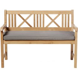 Teakbnk fr till 2 personer. Modell: Lnstrup Bnk 120 cm.