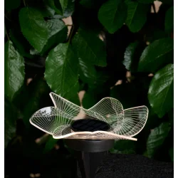 OUTFIT Solcellelampe Blomst �19,5 cm � Dekorativ LED Havelampe