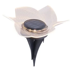 OUTFIT Solcellelampe Blomst �19,5 cm � Dekorativ LED Havelampe
