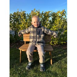 Brnebnk 2-personers bnk i akacie tr - Model: Tokyo