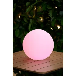LED Solcellekugle med Farveskift � �18 eller �28 cm
