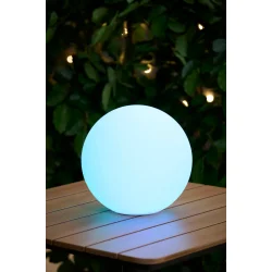 LED Solcellekugle med Farveskift � �18 eller �28 cm