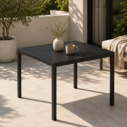 OUTFIT Havebord 90�90 cm � Aluminium &amp; Nonwood - f�s i flere farver