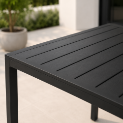 OUTFIT Havebord 90�90 cm � Aluminium &amp; Nonwood - f�s i flere farver