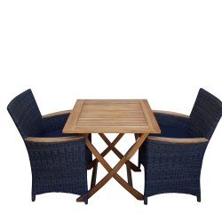 Miami/boston cafest - vlg stolens farve - UV-beskyttet polyrattan