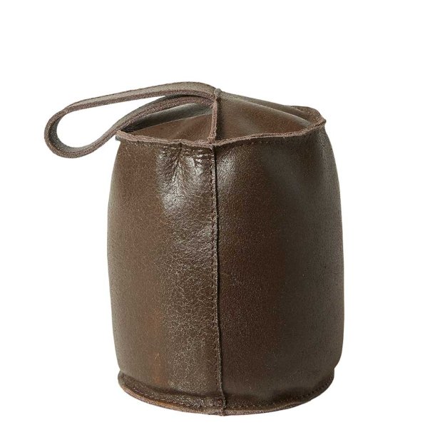 Drstopper med hndtag 3 kg. i gte lder - Fs i flere farver M&oslash;rkebrun