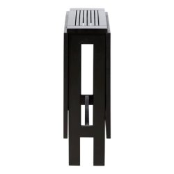 Fjrilsset - fllbord + 4 fllbara stolar - mattsvart