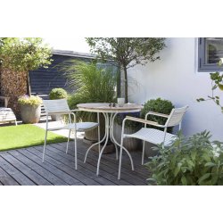 Ella Cafbord - : 80 cm. Vlj frg p ramen: vit eller. antracit