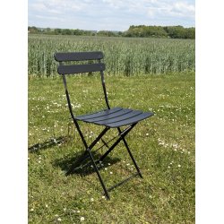 Cafst sort metal. Alt er foldbart, model: sunfun. CHARMERENDE CAFEST TIL ALTANEN!!