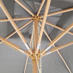 Olefin parasol -  2,5 meter - vlg farve - Vandtt + Dug har UV50+ solbeskyttelse. Model: Cannes