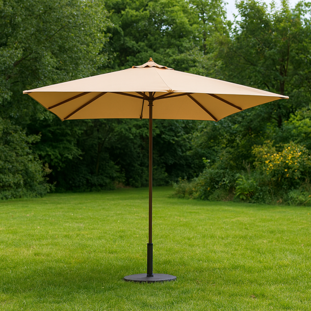 L�se hoffman parasolduge 3x3 meter - v�lg farve