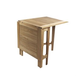 Butterfly balkonbord gold teak 