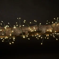 Udendrs lavenergi klynge LED lyskde med adapter. Sm klynger af LED lys - Vlg lngde p kden