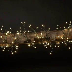 Udendrs lavenergi klynge LED lyskde med adapter. Sm klynger af LED lys - Vlg lngde p kden