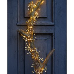 Sm lavenergi LED klynge lyskde med batteriboks - vlg strrelse - 1-3 meter