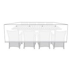 Vandtt rektangulrt vandtt overtrk til havembelst - fs i flere strrelser