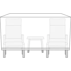 Vandtt rektangulrt vandtt overtrk til havembelst - fs i flere strrelser