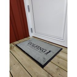 Golf drmtte i 100% nylon og pvc - 45 x 75 cm - Slidstrkt materiale