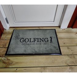 Golf drmtte i 100% nylon og pvc - 45 x 75 cm - Slidstrkt materiale