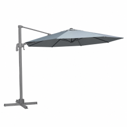 Bilbao lux H�ngeparasol �3,5 M. med tilt og "drejefod" som kan skygge for en lavh�ngende sol. 100% 
