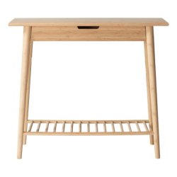 Noble Entrbord fremstillet i carboniseret, massivt bambus - Natur