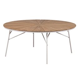 Parma classic st i hvid eller sort alu m/ 6 stole