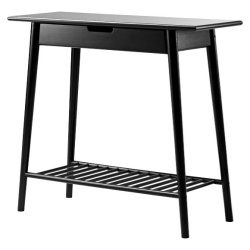 Noble Entrbord sortolieret carboniseret - bambus