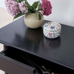 Noble Entrbord sortolieret carboniseret - bambus