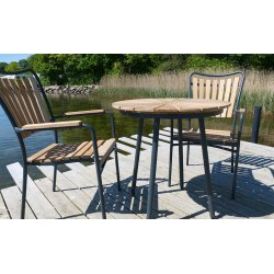 Eva/bounty familiest med udtrksbord - vlg stolens farve