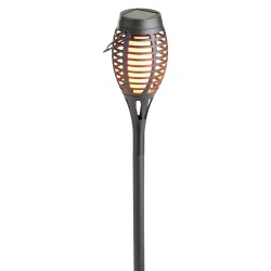 Lille Solar Fakkel �7,5 � H50,5 cm � Hyggelig LED Havebelysning