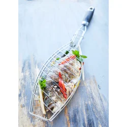 Grillnet til Fisk � Perfekt Grillning af Hel Fisk