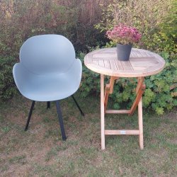 Chloe Dreje spisestuestol i vedligeholdelsesfri gr/sort kombi - Moderne