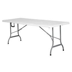 Foldbar bord 180X75CM. PRAKTISK OG VEDLIGEHOLDELSESFRIT BORD DER KAN FOLDES!!