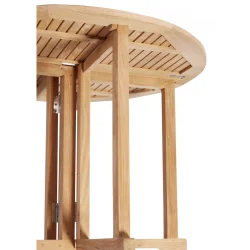 Butterflybord st med 4 stole i gylden teak. MODERNE HAVEMBELST I FREMRAGENDE KVALITET!!