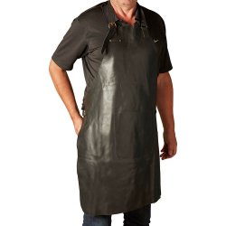 Forklde i gte bffellder med forlomme. Str. 65x90 cm - Brun