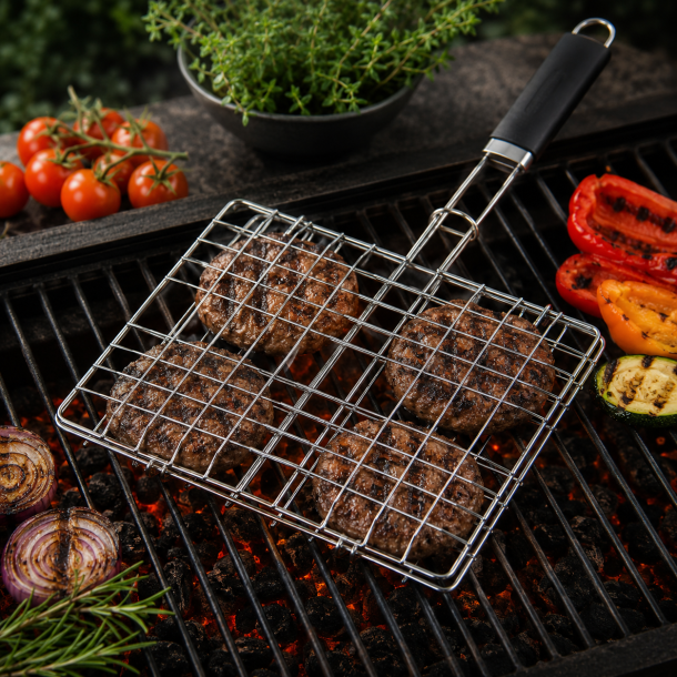Grillnet 25x24cm � Perfekt til K�d og Gr�ntsager