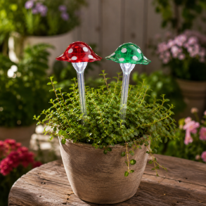 OUTFIT Svamp solcellelampe til Have � �8,8 x H33 cm