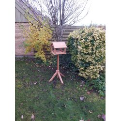 Fuglehus p fod i det flotteste gold teak ( kan st ude ret rundt - bliver patinagr) 