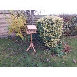 Fuglehus p fod i det flotteste gold teak ( kan st ude ret rundt - bliver patinagr) 