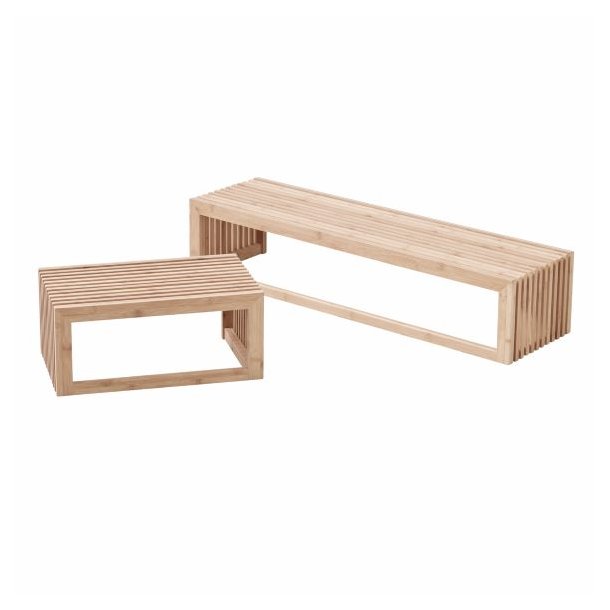 Lille garderobehylde i karboniseret bambus. Vertikal Str.  45 x 26,5 x H�jde 20 cm