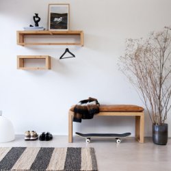 Lille garderobehylde i bambus